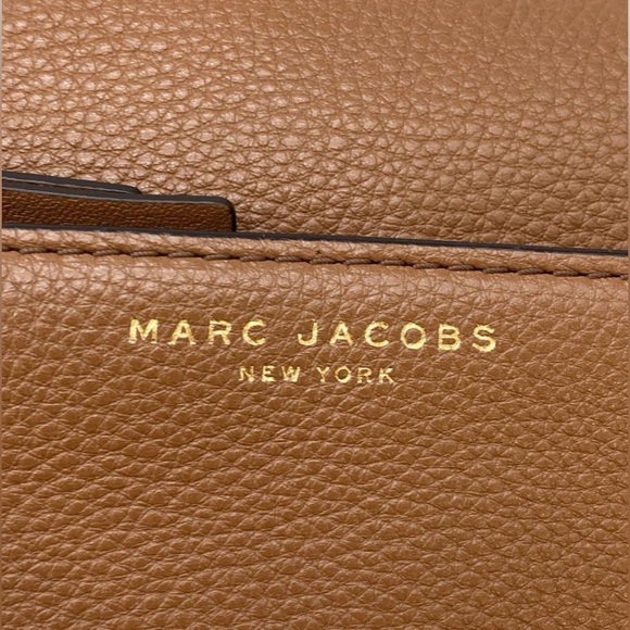 Marc Jacobs Empire City Cognac Pebbled Leather Crossbody Bag - Picture 8 of 8